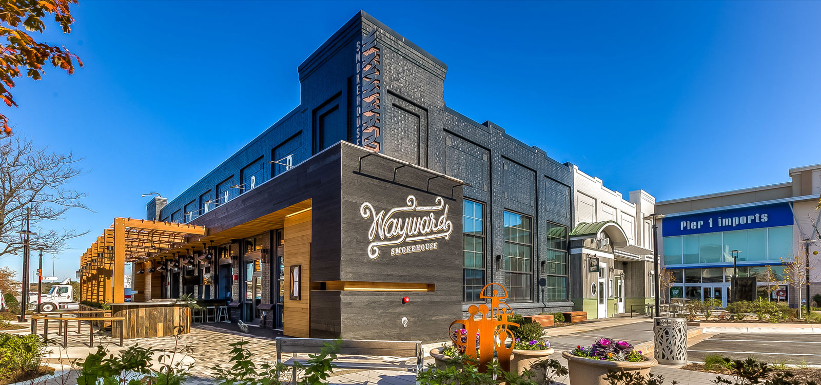 Wayward Smokehouse and Curious Oyster Restaurants, The Avenue at White Marsh, commercial renovation by UrbanBuilt