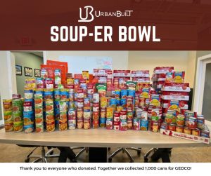 Soup-er Bowl Canned Soup Drive for GEDCO’s CARES